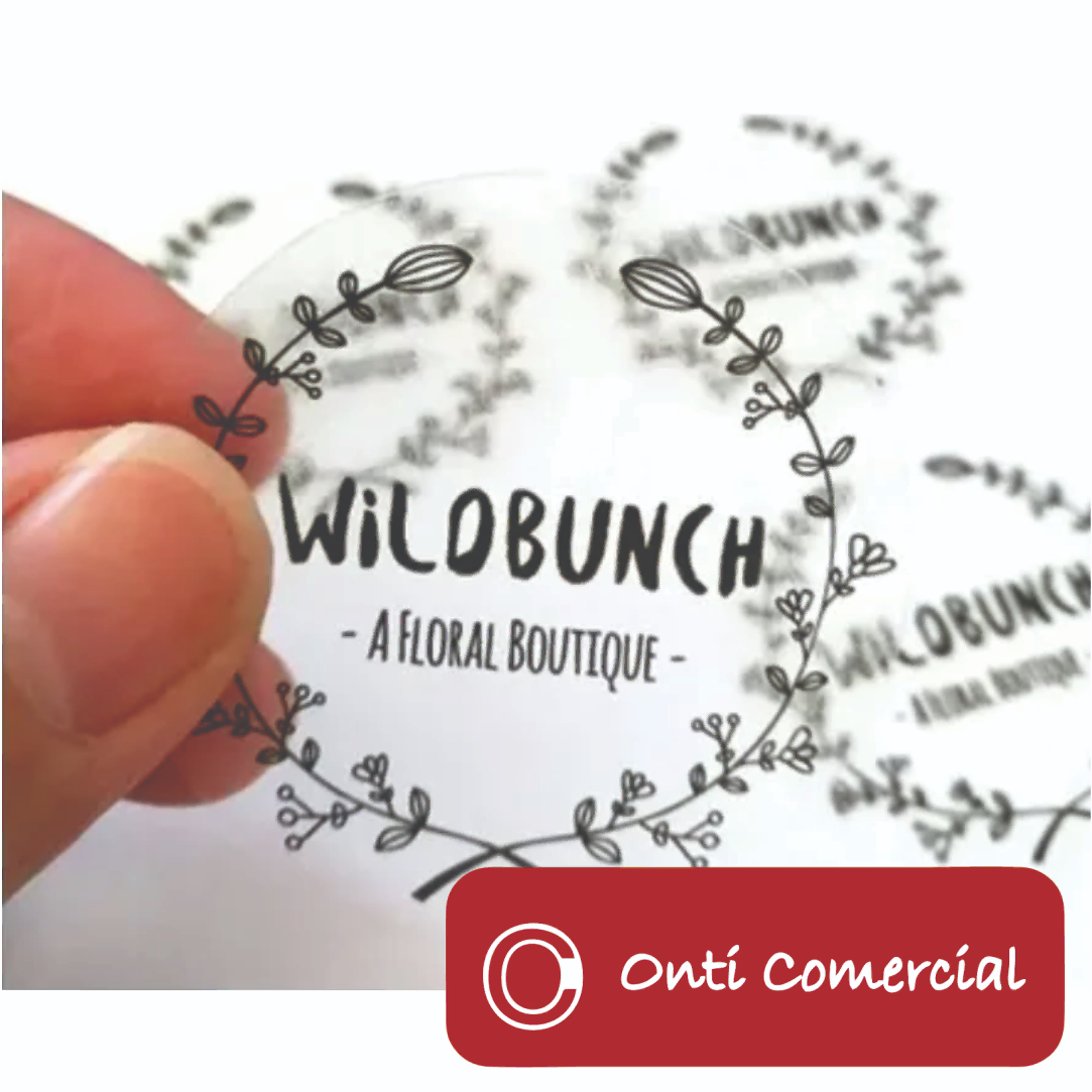 Etiqueta transparente