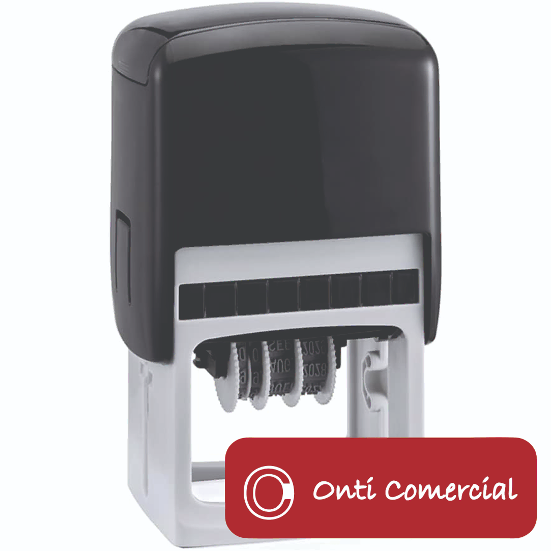 Sello autoentintable con fechador